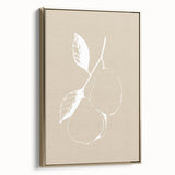 Minimalist Wall Art - Elegant Pear Design for Modern Home Decor