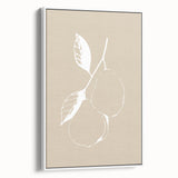 Minimalist Wall Art - Elegant Pear Design for Modern Home Decor