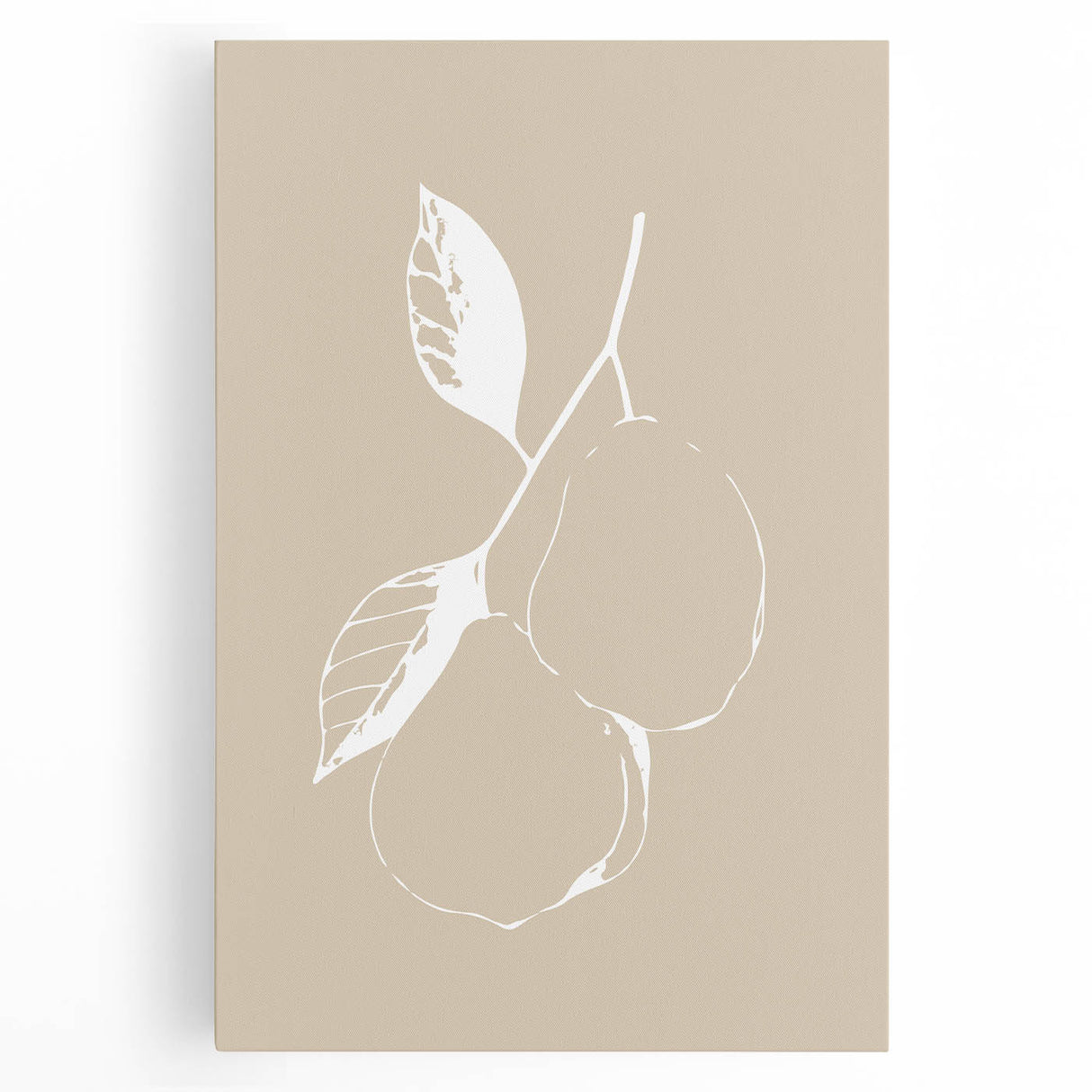 Minimalist Wall Art - Elegant Pear Design for Modern Home Decor