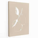 Minimalist Wall Art - Elegant Pear Design for Modern Home Decor