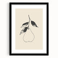 Minimalist Wall Art - Modern Pear Design for Stylish Contemporary Decor