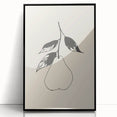Minimalist Wall Art - Modern Pear Design for Stylish Contemporary Decor