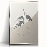 Minimalist Wall Art - Modern Pear Design for Stylish Contemporary Decor