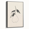 Minimalist Wall Art - Modern Pear Design for Stylish Contemporary Decor