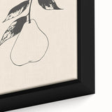 Minimalist Wall Art - Modern Pear Design for Stylish Contemporary Decor