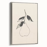 Minimalist Wall Art - Modern Pear Design for Stylish Contemporary Decor