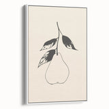 Minimalist Wall Art - Modern Pear Design for Stylish Contemporary Decor