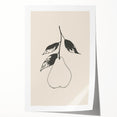 Minimalist Wall Art - Modern Pear Design for Stylish Contemporary Decor