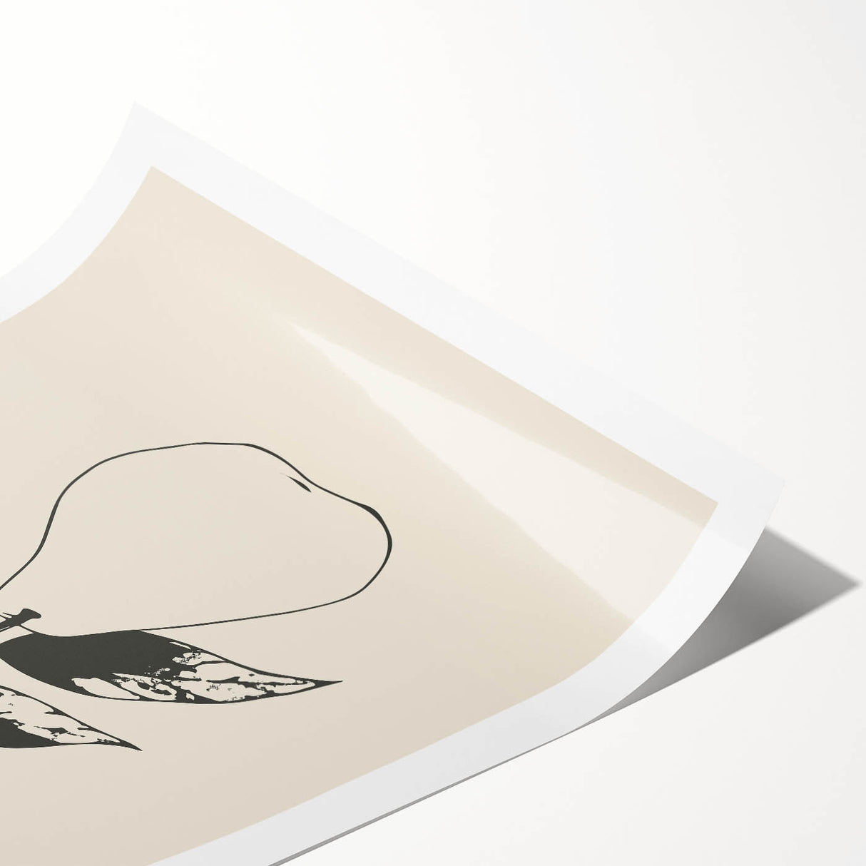 Minimalist Wall Art - Modern Pear Design for Stylish Contemporary Decor