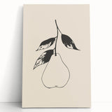 Minimalist Wall Art - Modern Pear Design for Stylish Contemporary Decor