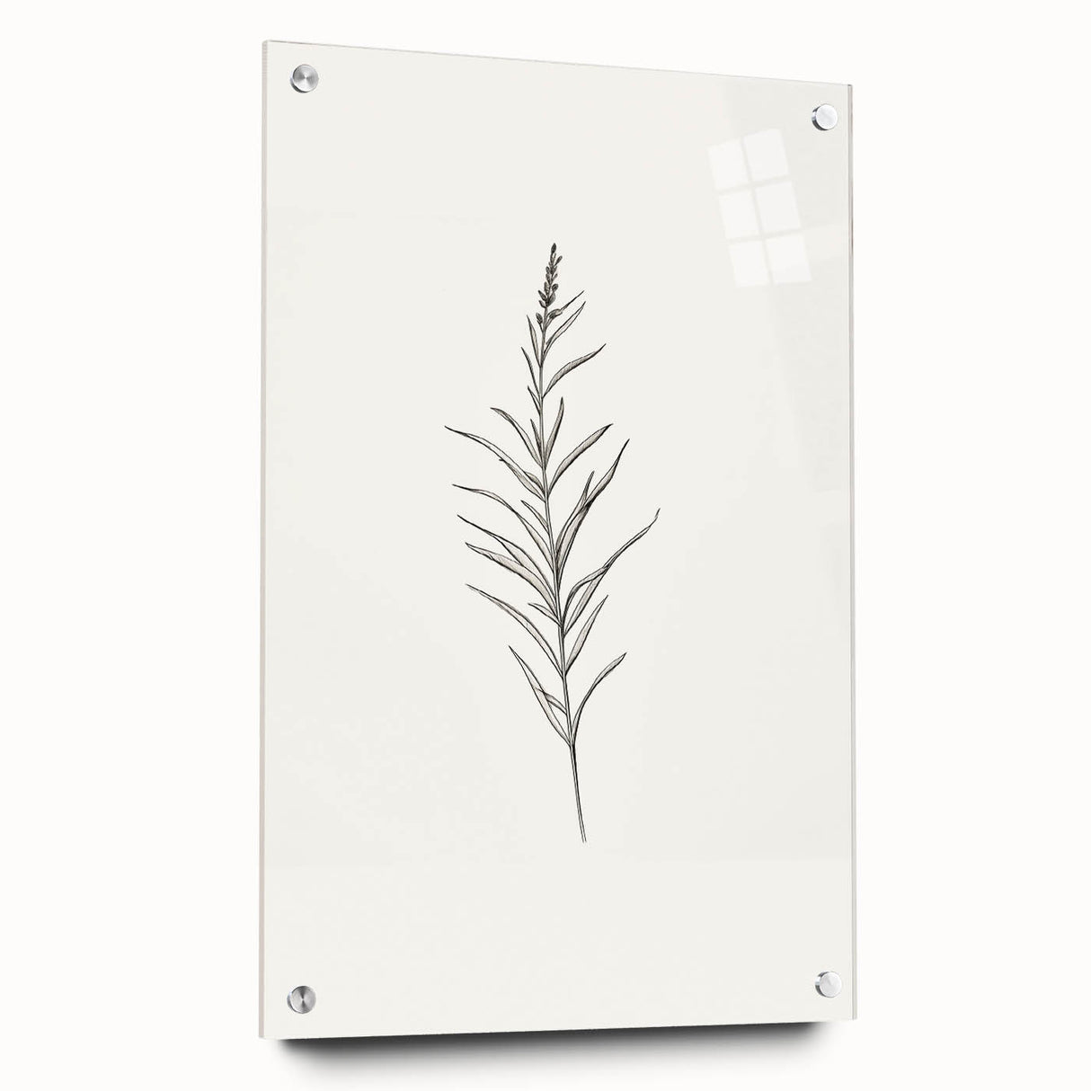 Minimalist Botanical Wall Art - Elegant Floral Design for Modern Decor