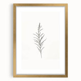 Minimalist Botanical Wall Art - Elegant Floral Design for Modern Decor