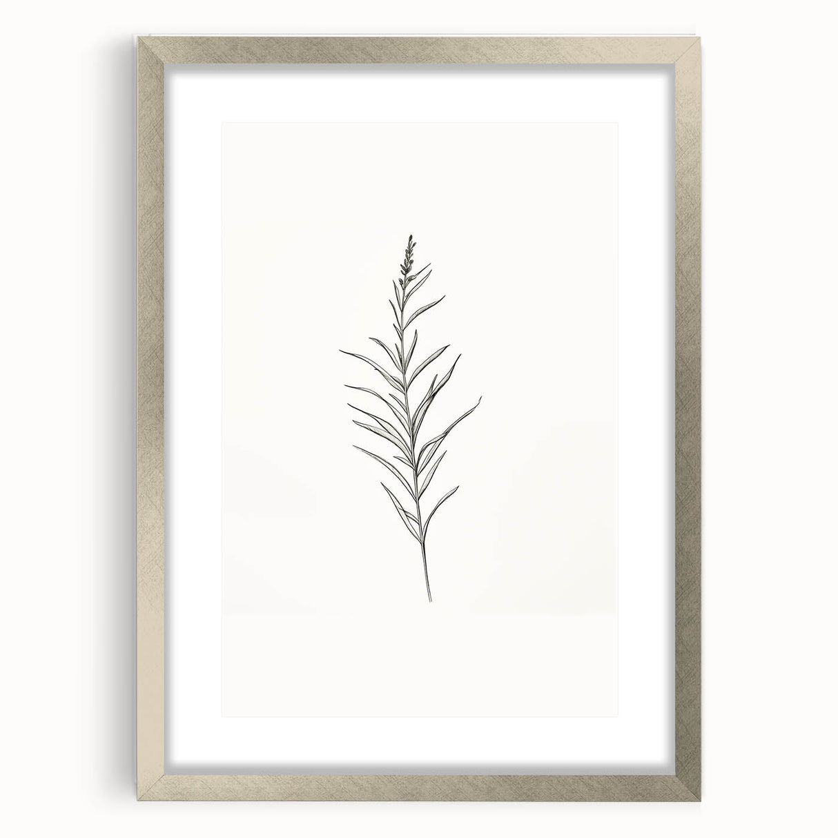 Minimalist Botanical Wall Art - Elegant Floral Design for Modern Decor