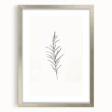 Minimalist Botanical Wall Art - Elegant Floral Design for Modern Decor