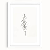 Minimalist Botanical Wall Art - Elegant Floral Design for Modern Decor