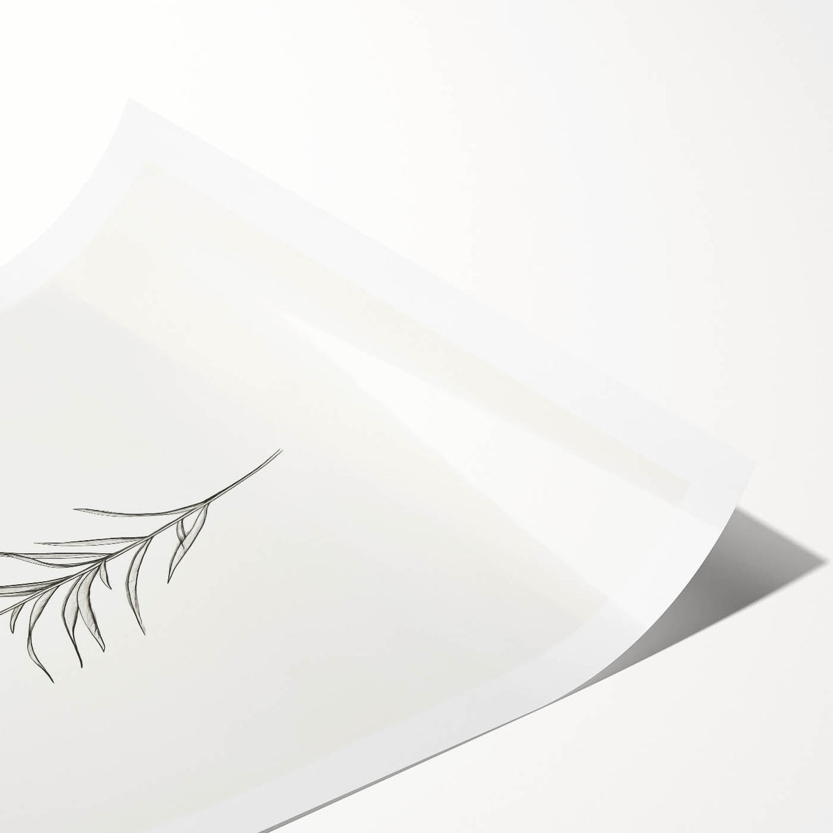 Minimalist Botanical Wall Art - Elegant Floral Design for Modern Decor