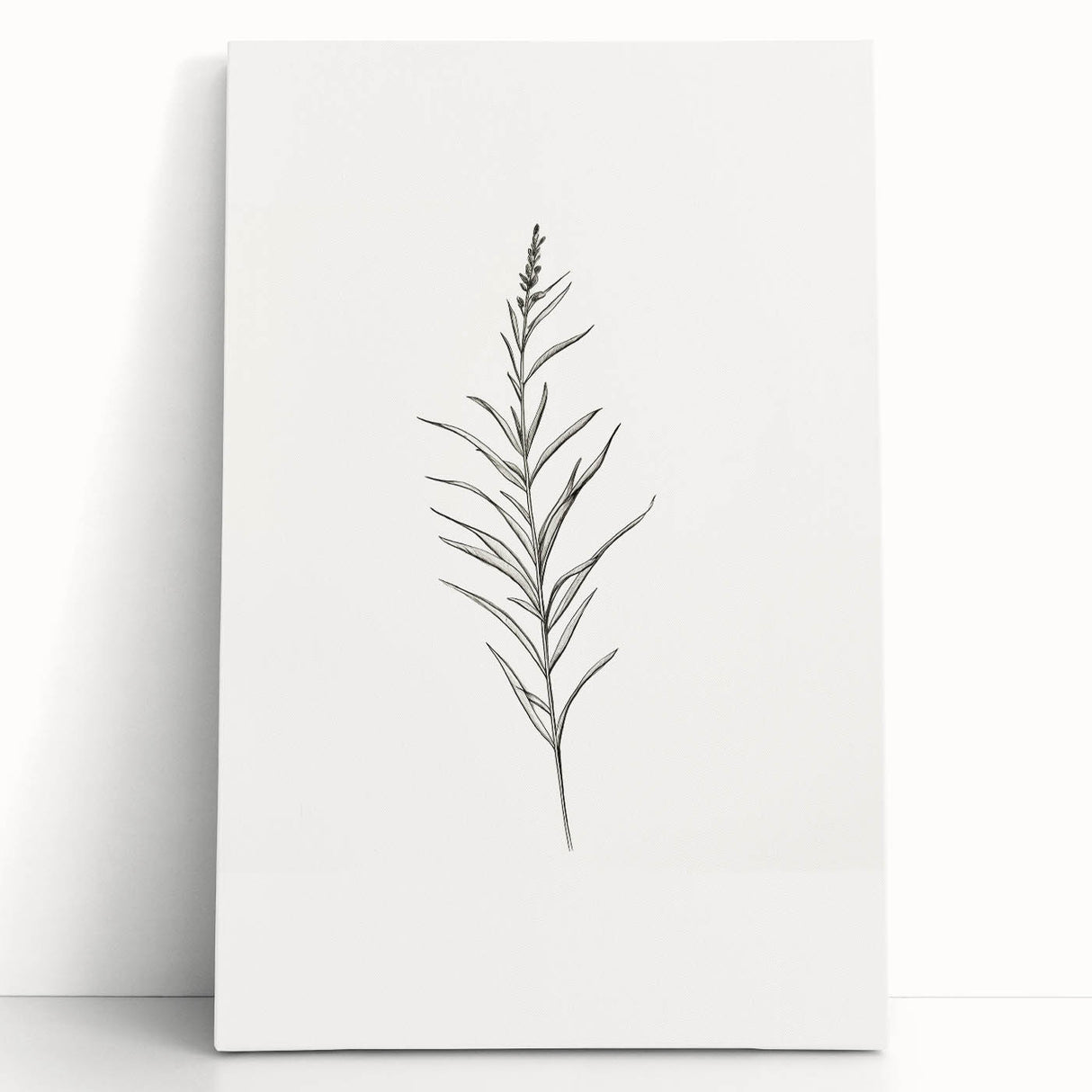 Minimalist Botanical Wall Art - Elegant Floral Design for Modern Decor