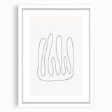 Minimalist Wall Art - Abstract Line Drawing for Modern and Stylish Decor
