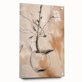 Minimalist Wall Art - Botanical Apple Design for Modern Home Decor