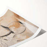 Minimalist Wall Art - Botanical Apple Design for Modern Home Decor