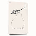 Minimalist Wall Art - Elegant Pear Line Drawing for Modern Home Decor