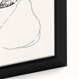 Minimalist Wall Art - Elegant Pear Line Drawing for Modern Home Decor