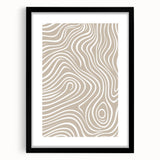 Minimalist Wall Art - Abstract Wave Pattern for Modern and Stylish Decor