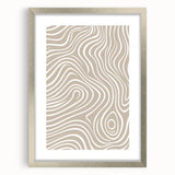 Minimalist Wall Art - Abstract Wave Pattern for Modern and Stylish Decor