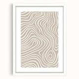 Minimalist Wall Art - Abstract Wave Pattern for Modern and Stylish Decor