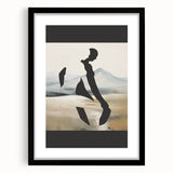 Abstract Minimalist Wall Art - Figure and Landscape Design for Modern Decor