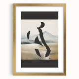 Abstract Minimalist Wall Art - Figure and Landscape Design for Modern Decor
