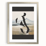 Abstract Minimalist Wall Art - Figure and Landscape Design for Modern Decor