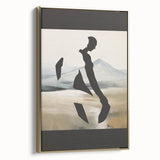 Abstract Minimalist Wall Art - Figure and Landscape Design for Modern Decor