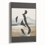 Abstract Minimalist Wall Art - Figure and Landscape Design for Modern Decor
