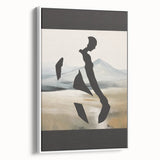 Abstract Minimalist Wall Art - Figure and Landscape Design for Modern Decor