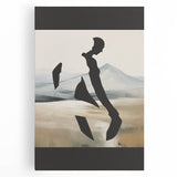 Abstract Minimalist Wall Art - Figure and Landscape Design for Modern Decor