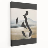 Abstract Minimalist Wall Art - Figure and Landscape Design for Modern Decor