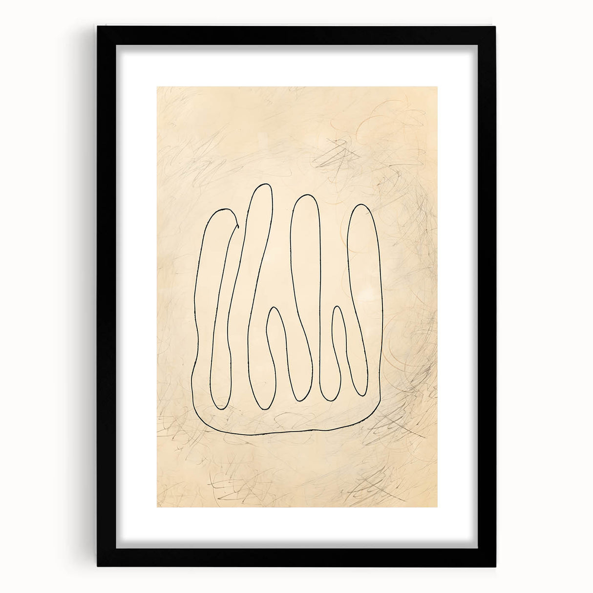 Minimalist Wall Art – Modern Abstract Clean Line Artwork for Elegant Decor