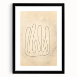 Minimalist Wall Art – Modern Abstract Clean Line Artwork for Elegant Decor