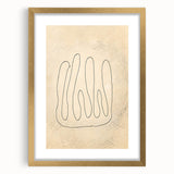 Minimalist Wall Art – Modern Abstract Clean Line Artwork for Elegant Decor