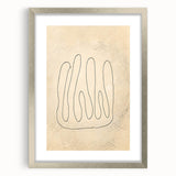 Minimalist Wall Art – Modern Abstract Clean Line Artwork for Elegant Decor