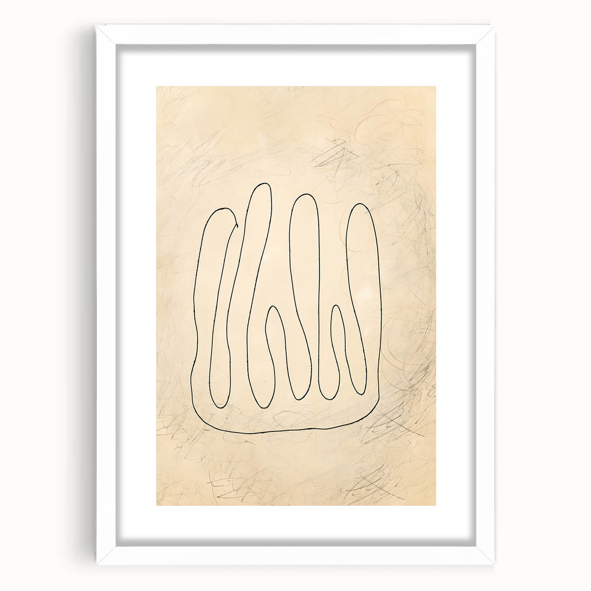Minimalist Wall Art – Modern Abstract Clean Line Artwork for Elegant Decor