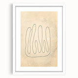 Minimalist Wall Art – Modern Abstract Clean Line Artwork for Elegant Decor