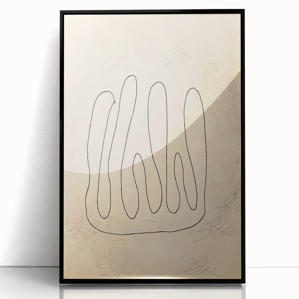 Minimalist Wall Art – Modern Abstract Clean Line Artwork for Elegant Decor