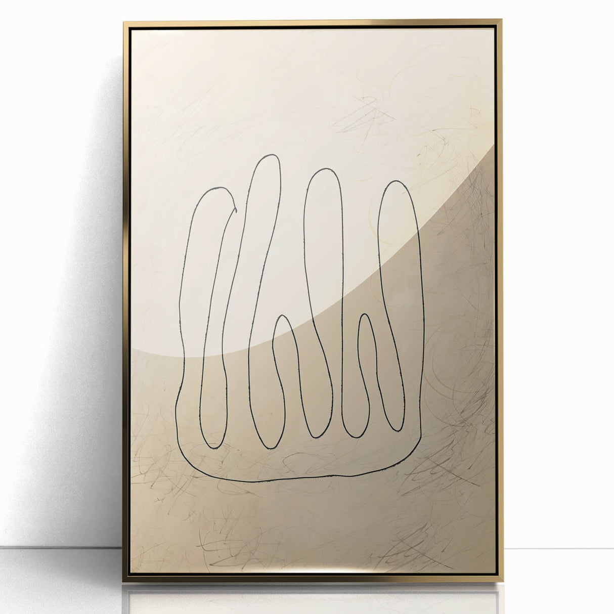 Minimalist Wall Art – Modern Abstract Clean Line Artwork for Elegant Decor