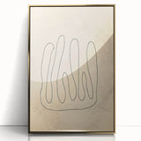 Minimalist Wall Art – Modern Abstract Clean Line Artwork for Elegant Decor