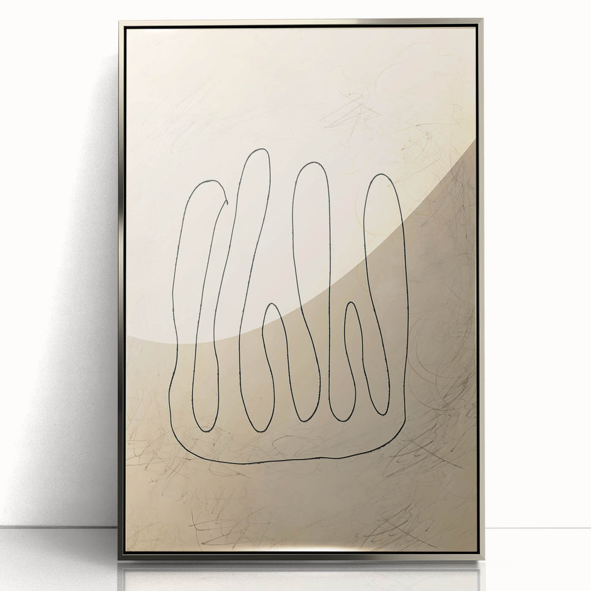 Minimalist Wall Art – Modern Abstract Clean Line Artwork for Elegant Decor