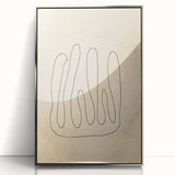 Minimalist Wall Art – Modern Abstract Clean Line Artwork for Elegant Decor