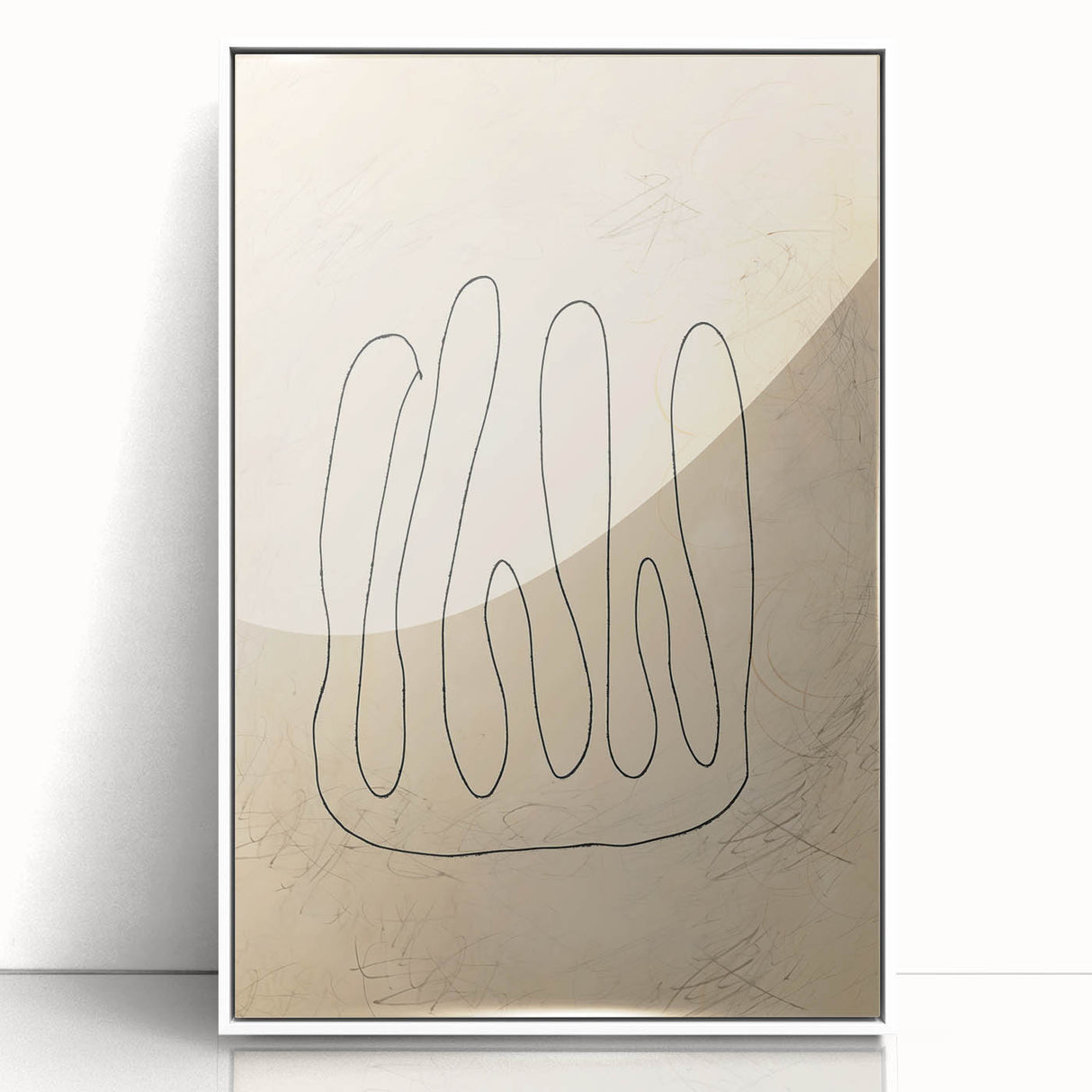 Minimalist Wall Art – Modern Abstract Clean Line Artwork for Elegant Decor