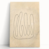 Minimalist Wall Art – Modern Abstract Clean Line Artwork for Elegant Decor